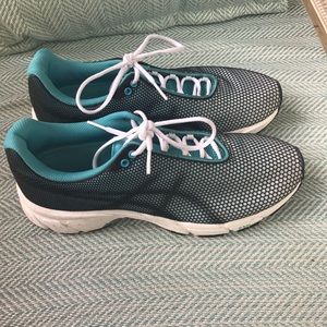 ASICS Gel Speedstar running turquoise black sz 8.5